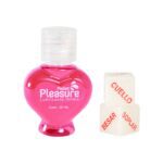 Lubricante íntimo Cereza + Dados Eróticos X 20ml Pocket Pleasure