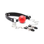 Ball Gag Con Pezoneras Jatt - Imagen 2