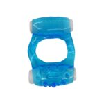 Anillo Vibrador Retardante Para El Pene Doble Bala