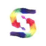 Plug Anal Arcoiris Cola De Zorro